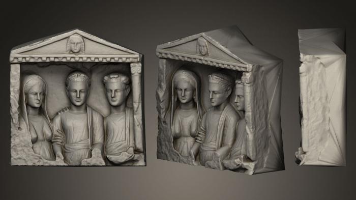 High reliefs and bas-reliefs, historical and religious (GRLFH_0271) 3D model for CNC machine